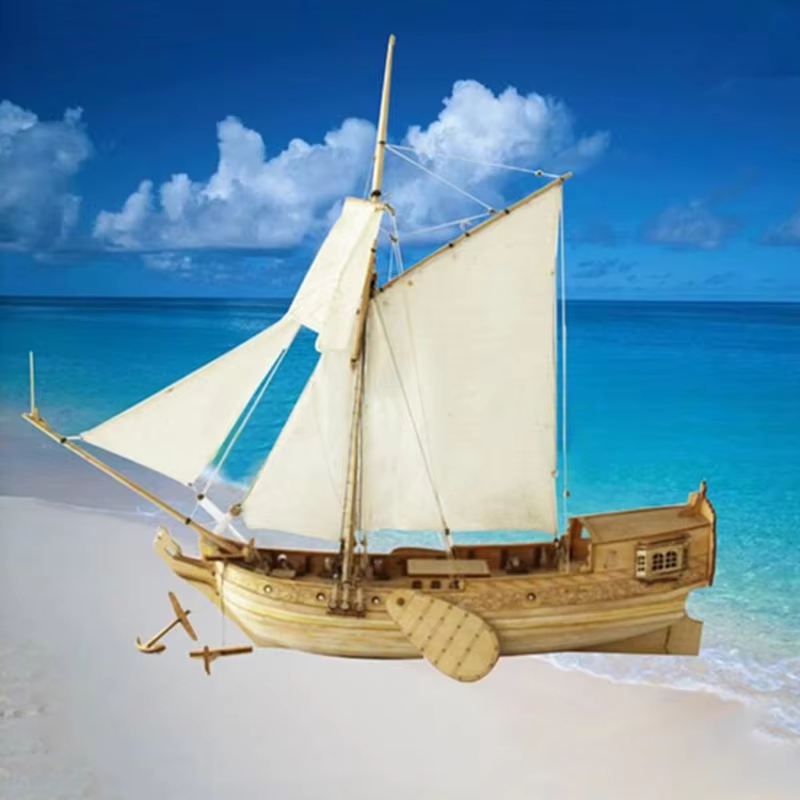 Model Kit Yacht - Kit Model Perakitan Kayu Perahu Layar