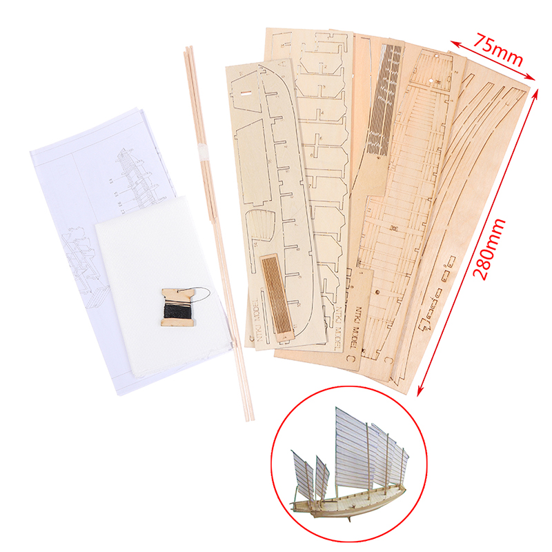 1 buah kit model perakitan kay - Model Kit Yacht ulasan dan harga