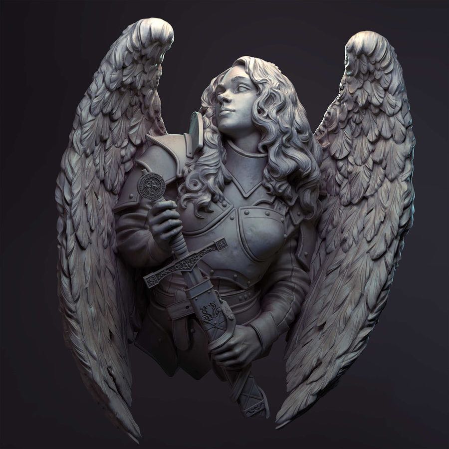 1/10 Resin bust figure model k - Model Kit Fantasy ulasan dan harga